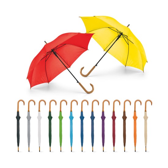 Guarda-chuva em poliéster 190T com abertura automática Personalizada