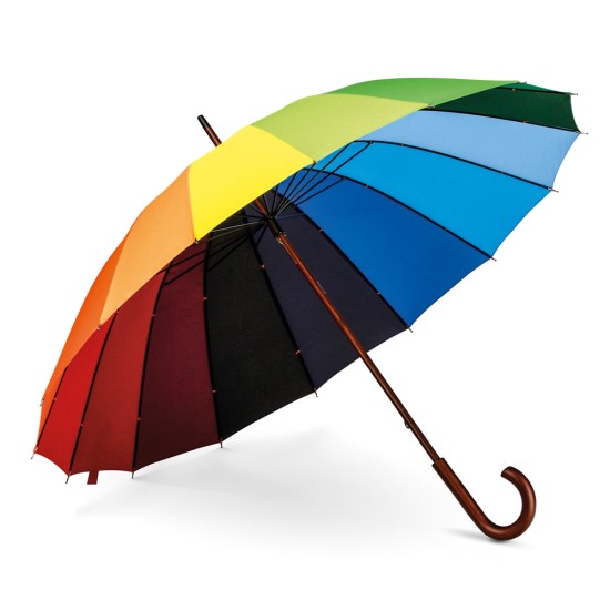 Guarda-chuva arco-íris em 190T pongee Personalizada