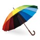 Guarda-chuva arco-íris em 190T pongee Personalizada