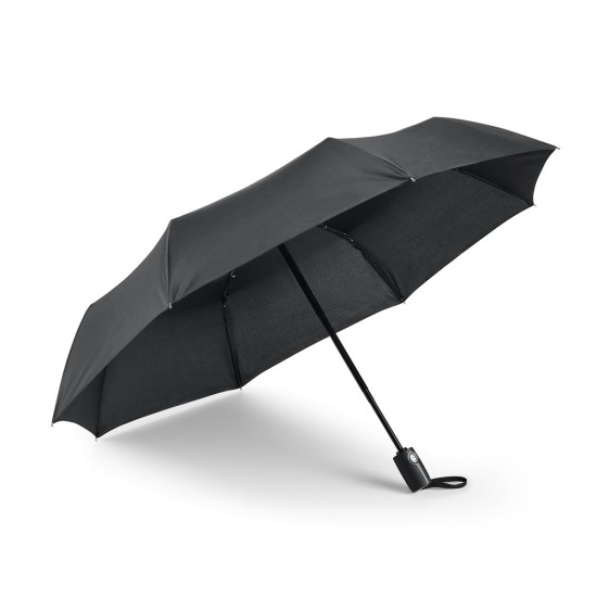 Guarda-chuva em Pongee 190T dobrável com abertura e fecho automático Personalizada