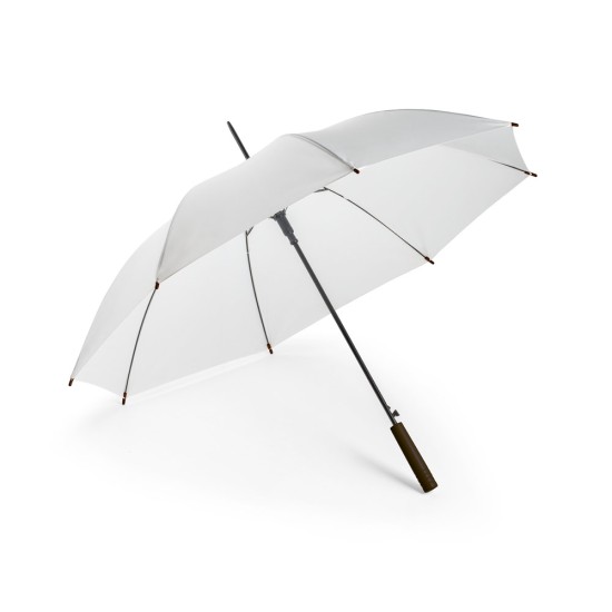 Guarda-chuva em 100% poliéster reciclado pongee 190T com abertura automática Personalizada