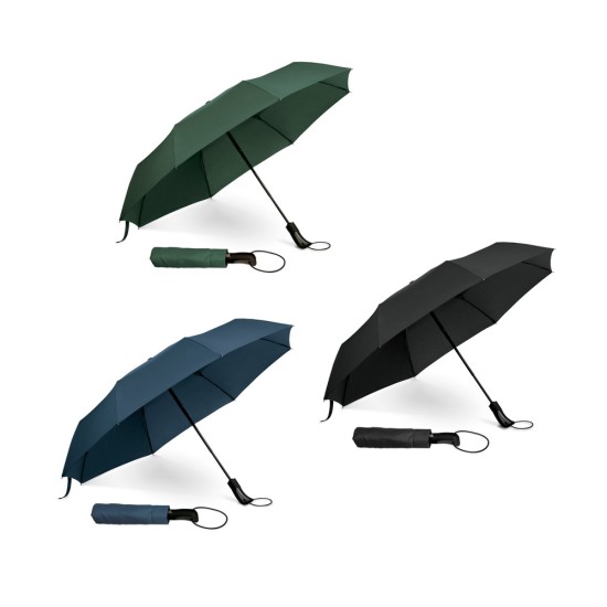 Guarda-chuva dobrável em 190T pongee com abertura automática Personalizada