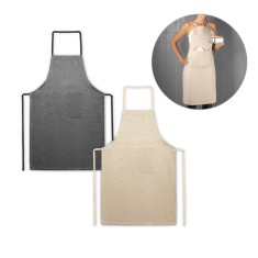 Avental em algodão 60% reciclado (140g/m²) Personalizado