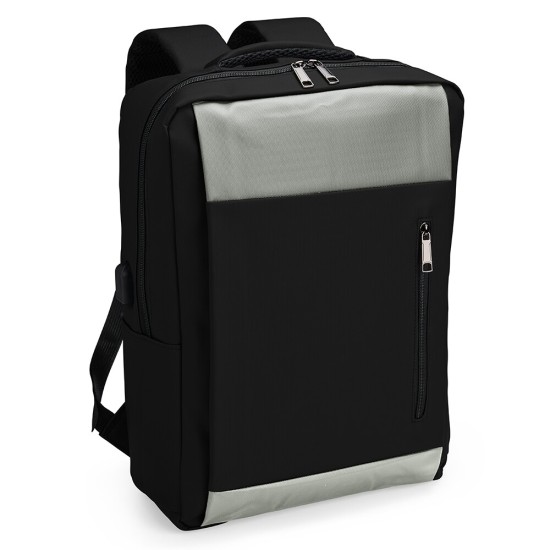 Mochila pu impermeável antifurto 22l personalizado