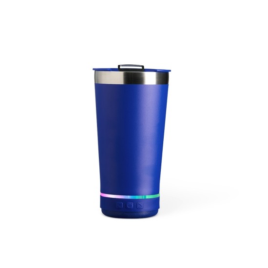 Copo térmico 400ml com caixa de som promocional