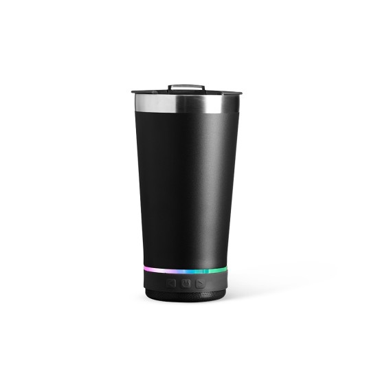 Copo térmico 400ml com caixa de som promocional
