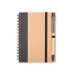 Caderno ecológico com caneta personalizado