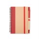 Caderno ecológico com caneta personalizado