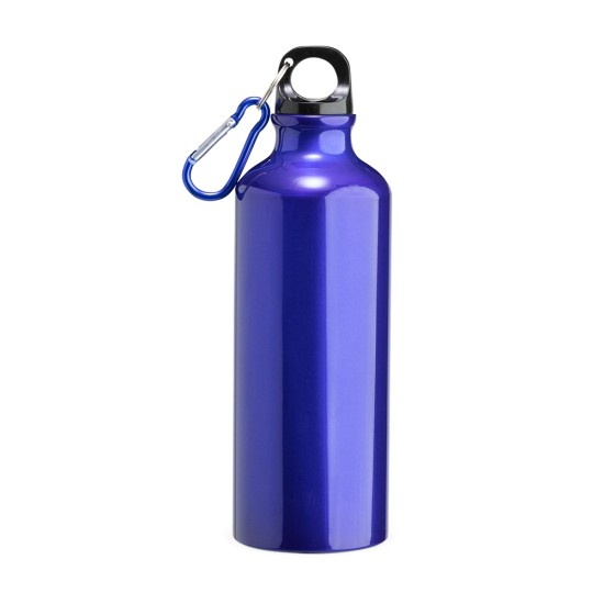 Squeeze aluminio 500ml com bico e mosquetão brinde