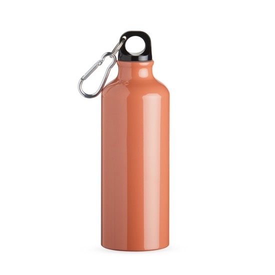 Squeeze aluminio 500ml com bico e mosquetão brinde