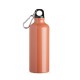 Squeeze aluminio 500ml com bico e mosquetão brinde