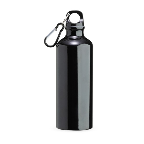Squeeze aluminio 500ml com bico e mosquetão brinde