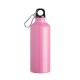 Squeeze aluminio 500ml com bico e mosquetão brinde
