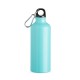 Squeeze aluminio 500ml com bico e mosquetão brinde