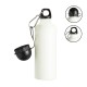 Squeeze aluminio 500ml com bico e mosquetão personalizado