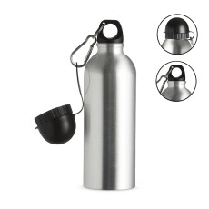 Squeeze aluminio 500ml com bico e mosquetão personalizado
