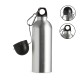 Squeeze aluminio 500ml com bico e mosquetão personalizado